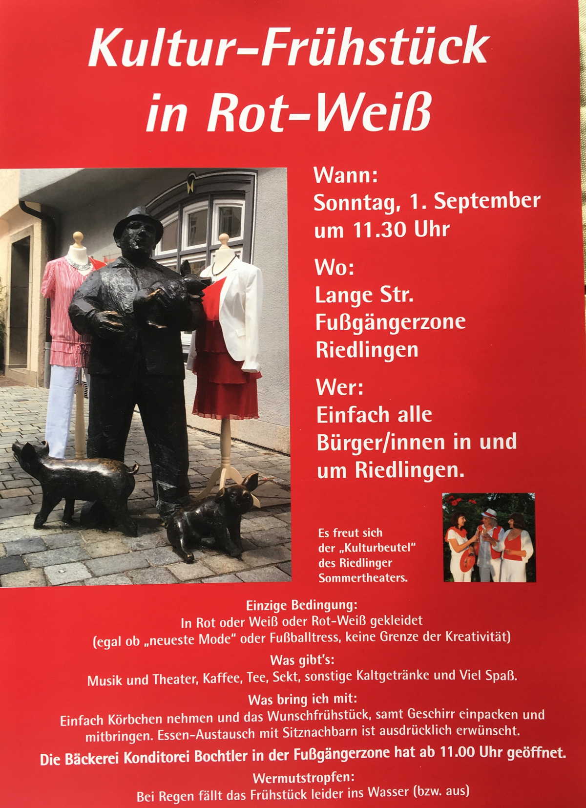 Kulturfrühstück Weiss-Rot